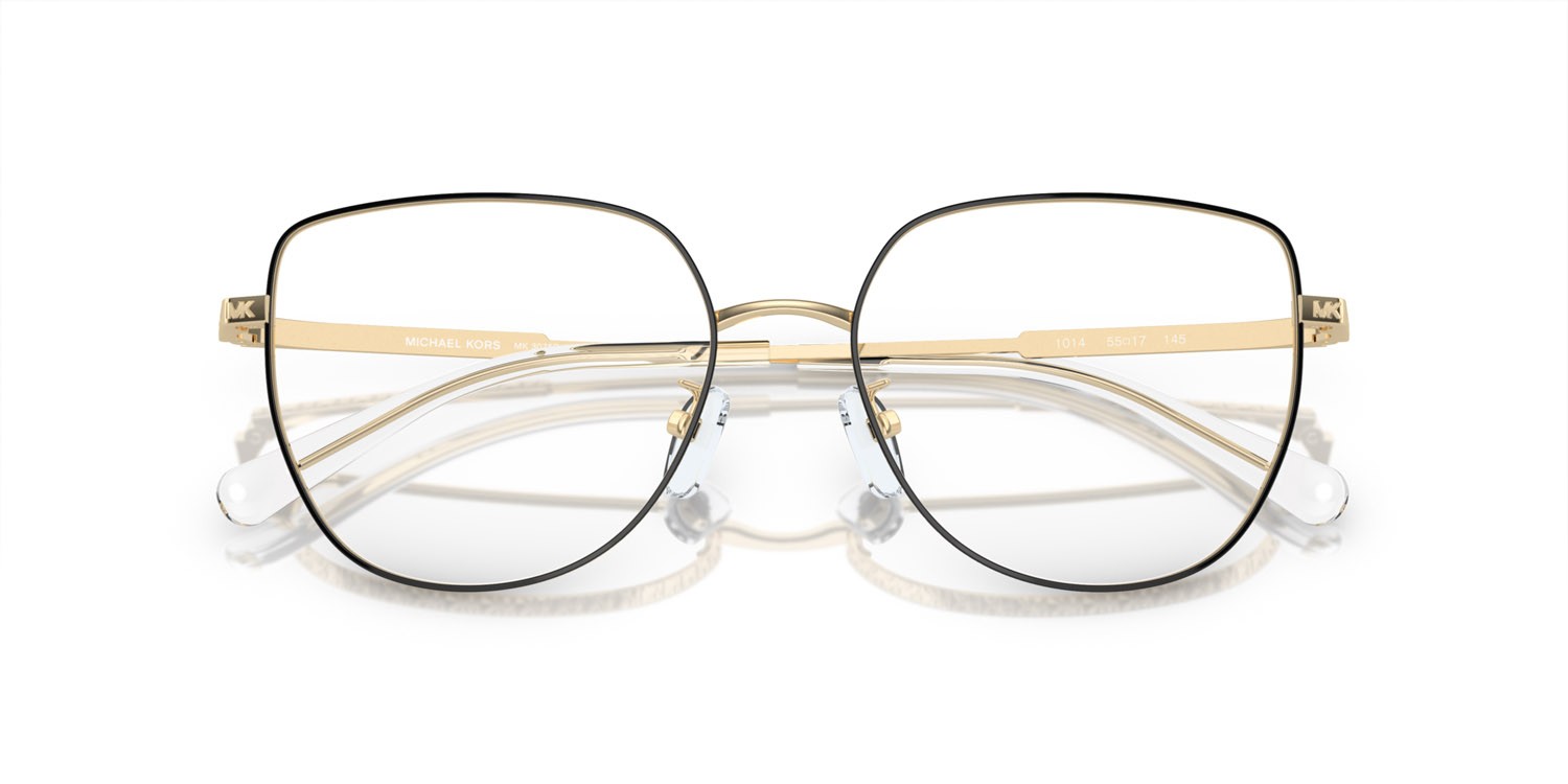 Occhiali da vista Michael Kors Jaipur MK 3075D (1014) colore oro chiaro forma rotondo lenti lente demo