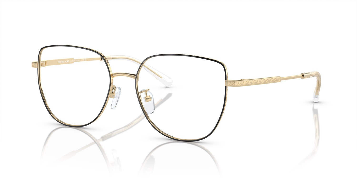 Occhiali da vista Michael Kors Jaipur MK 3075D (1014) colore oro chiaro forma rotondo lenti lente demo