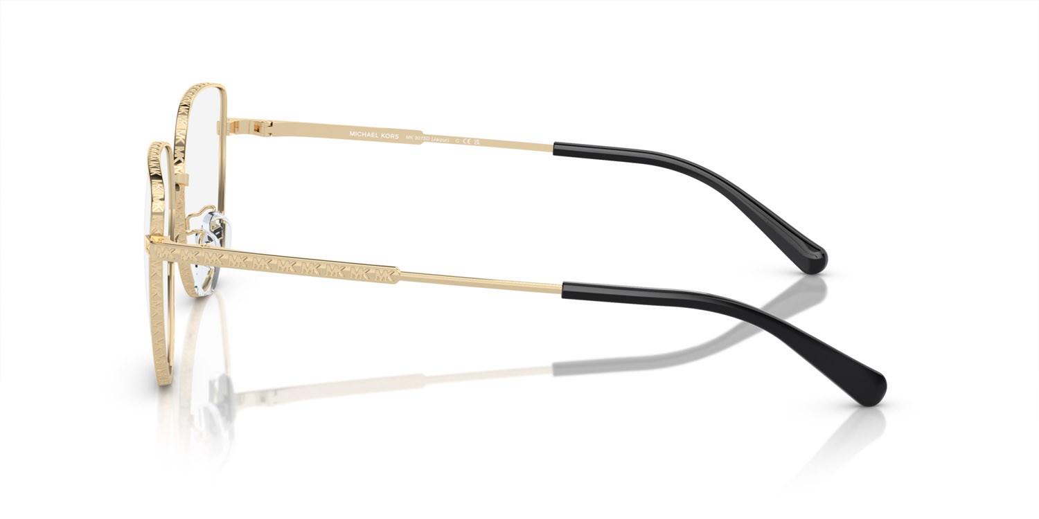 Brillen Michael Kors Jaipur MK 3075D (1016) farbe oro chiaro form rund gläser lente demo