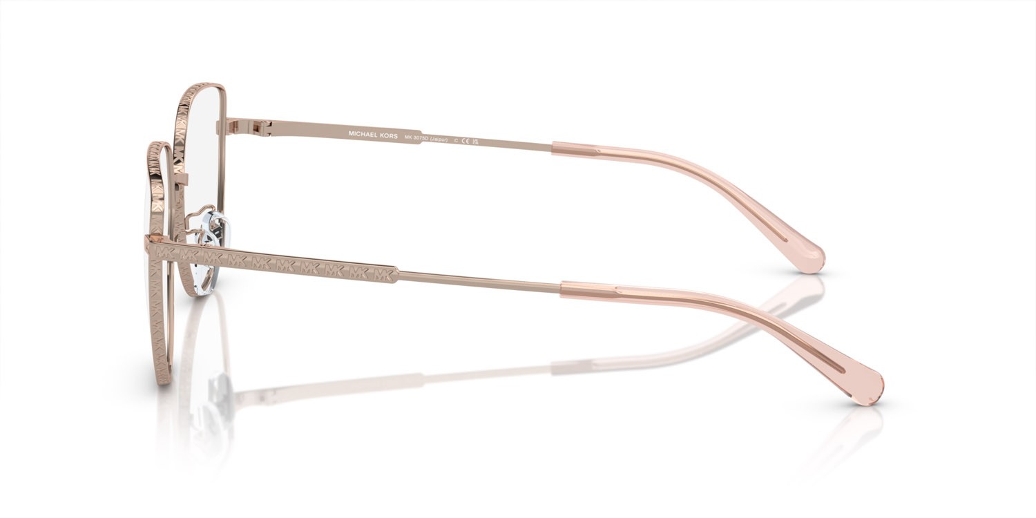 Brillen Michael Kors Jaipur MK 3075D (1108) farbe oro rose form rund gläser lente demo