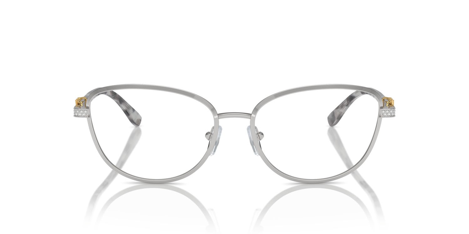 Occhiali da vista Michael Kors Cordoba MK 3076B (1893) colore argento lucido forma cat eye lenti lente demo
