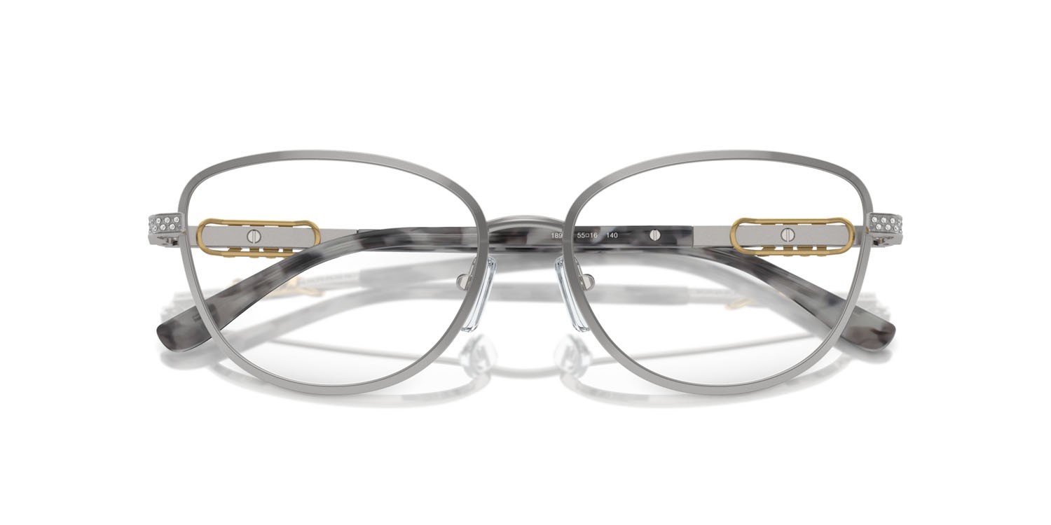 Occhiali da vista Michael Kors Cordoba MK 3076B (1893) colore argento lucido forma cat eye lenti lente demo