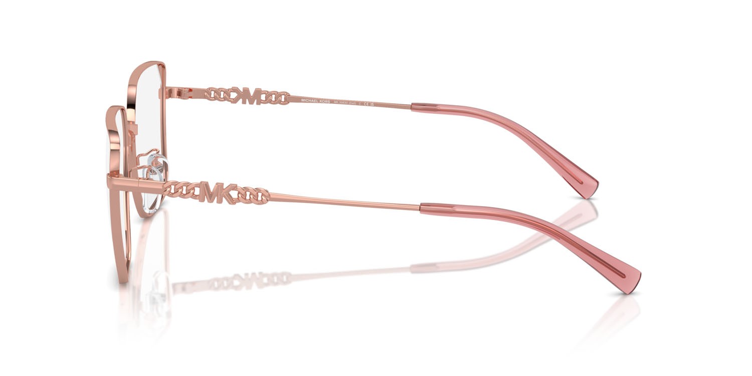 Occhiali da vista Michael Kors Dali MK 3083D (1108) colore rose gold lucido forma rettangolare lenti lente demo