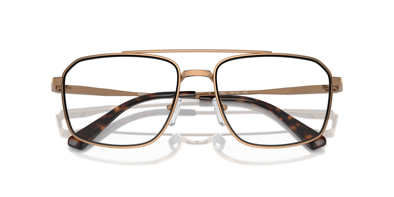 Occhiali da vista Michael Kors Tordrillo MK 3084 (1899) colore oro lucido forma quadrato lenti lente demo