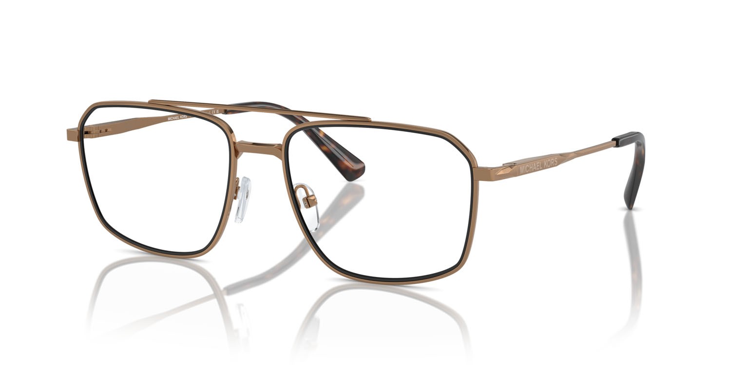 Occhiali da vista Michael Kors Tordrillo MK 3084 (1899) colore oro lucido forma quadrato lenti lente demo