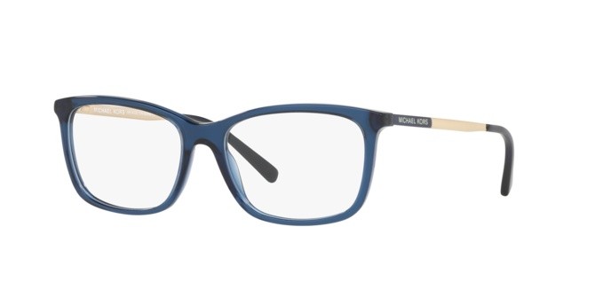 Brillen Michael Kors Vivianna ii MK 4030 (3489) farbe navy form rechteckig gläser demo lens