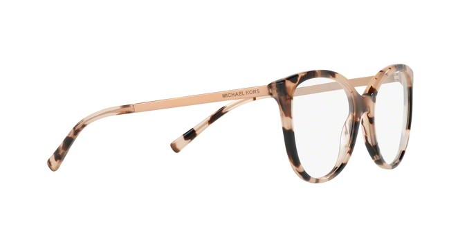Brillen Michael Kors Antheia MK 4034 (3205) farbe pink tortoise form cat-eye gläser demo lens