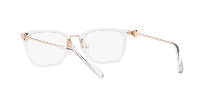 Occhiali da vista Michael Kors Captiva MK 4054 (3105) colore crystal clear forma rettangolare lenti demo lenses