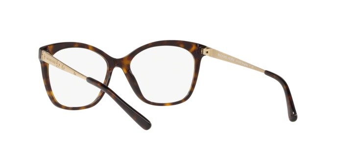 Eyeglasses Michael Kors Anguilla MK 4057 (3006) color dark tortoise acetate shape square lenses demo lens