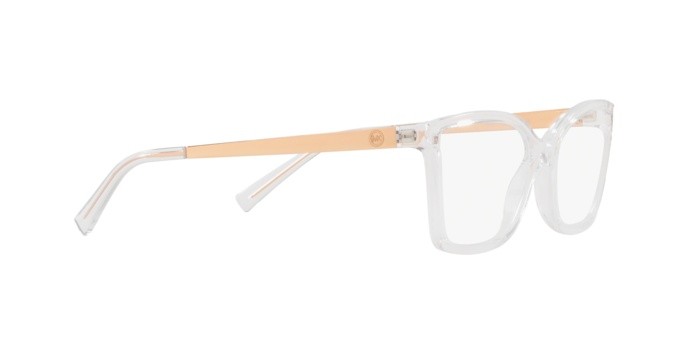 Occhiali da vista Michael Kors Caracas MK 4058 (3050) colore crystal clear injected forma rettangolare lenti demo lens