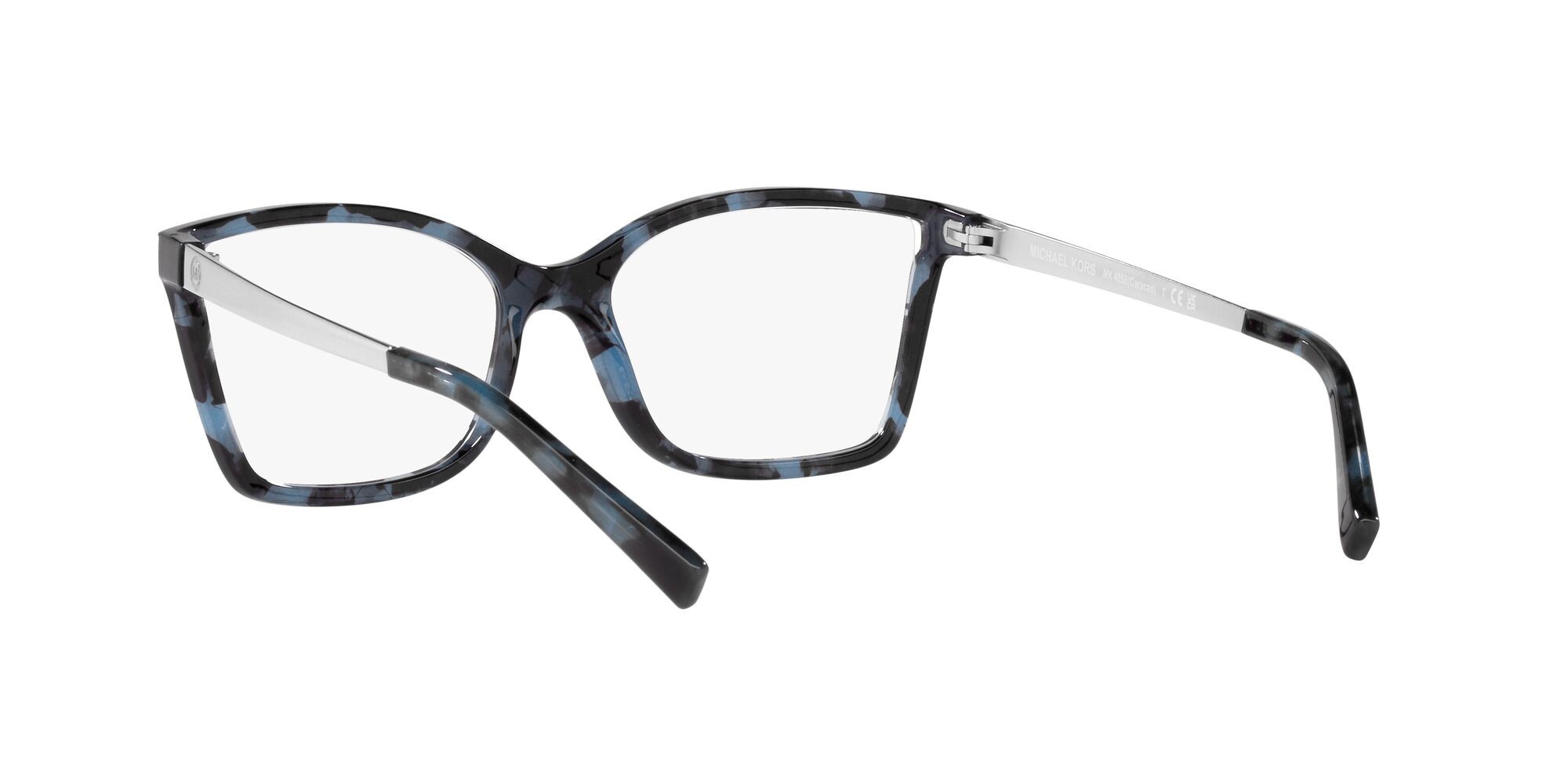 Occhiali da vista Michael Kors Caracas MK 4058 (3333) colore blu tartarugato forma rettangolare lenti lente demo