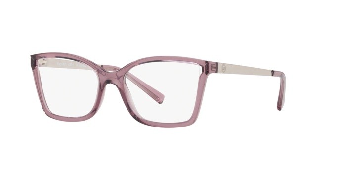 Occhiali da vista Michael Kors Caracas MK 4058 (3502) colore burgundy crystal injected forma rettangolare lenti demo lens