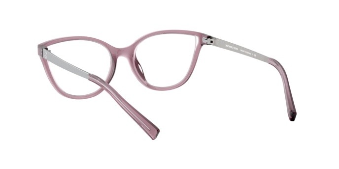 Brillen Michael Kors Belize MK 4071U (3501) farbe transparent orchid form cat-eye gläser demo lens