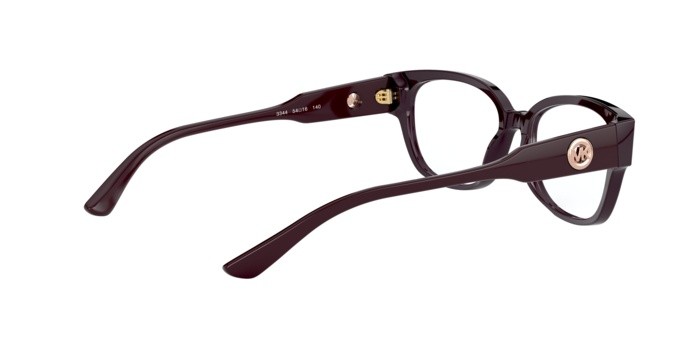 Brillen Michael Kors Padua MK 4072 (3344) farbe cordovan form rechteckig gläser demo lens