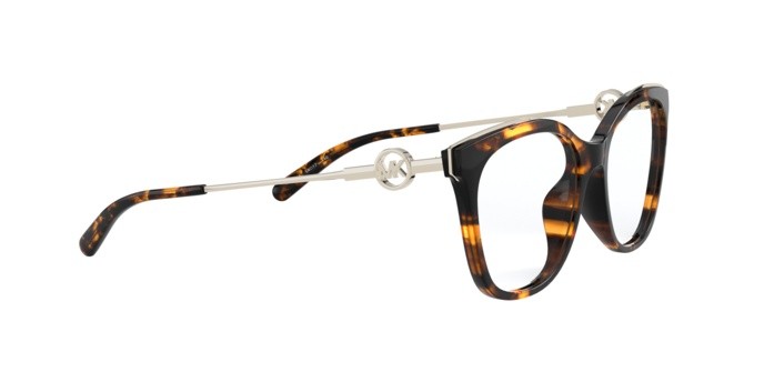 Occhiali da vista Michael Kors Rome MK 4076U (3006) colore dark tort forma quadrato lenti demo lens