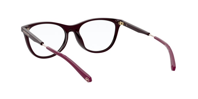 Occhiali da vista Michael Kors Vittoria MK 4078U (3344) colore cordovan forma cat eye lenti demo lens