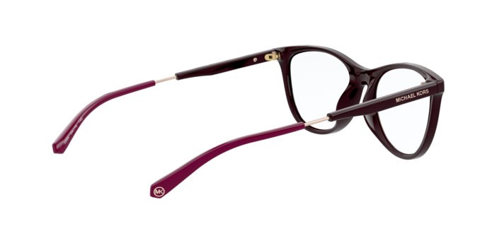 Occhiali da vista Michael Kors Vittoria MK 4078U (3344) colore cordovan forma cat eye lenti demo lens