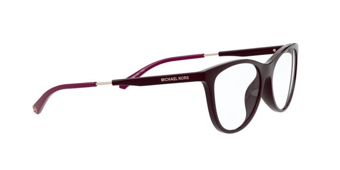 Occhiali da vista Michael Kors Vittoria MK 4078U (3344) colore cordovan forma cat eye lenti demo lens