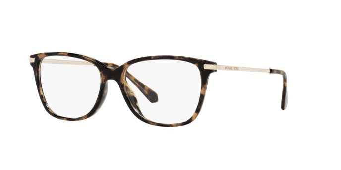 Brillen Michael Kors Terni MK 4079U (3333) farbe dark tortoise form quadratisch gläser demo lens