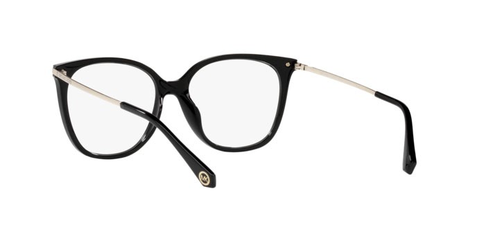 Occhiali da vista Michael Kors Budapest MK 4084U (3005) colore black forma quadrato lenti demo lens
