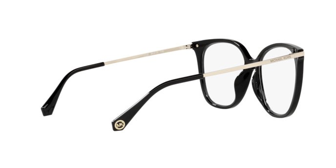 Occhiali da vista Michael Kors Budapest MK 4084U (3005) colore black forma quadrato lenti demo lens