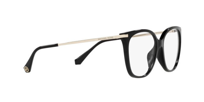 Occhiali da vista Michael Kors Budapest MK 4084U (3005) colore black forma quadrato lenti demo lens