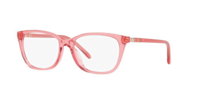 Occhiali da vista Michael Kors Edinburgh MK 4085U (3750) colore bio watermelon transparent forma rettangolare lenti demo lens