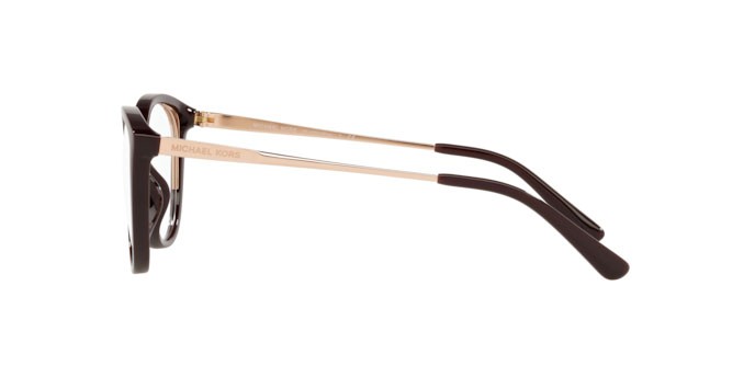 Brillen Michael Kors Riga MK 4086U (3344) farbe bio cordovan form cat-eye gläser demo lens