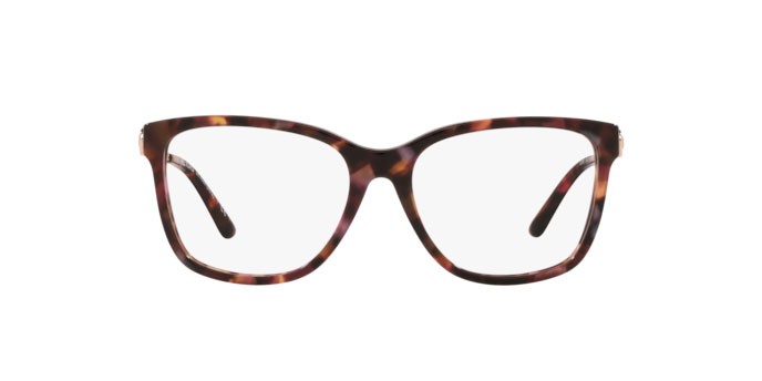 Brillen Michael Kors Sitka MK 4088 (3099) farbe pink tortoise form quadratisch gläser demo lens