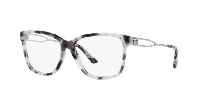 Brillen Michael Kors Sitka MK 4088 (3707) farbe grey tortoise form quadratisch gläser demo lens