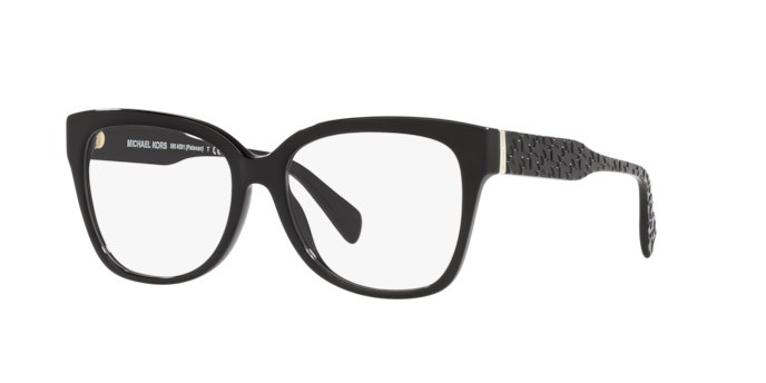 Occhiali da vista Michael Kors Palawan MK 4091 (3005) colore black forma quadrato lenti demo lens