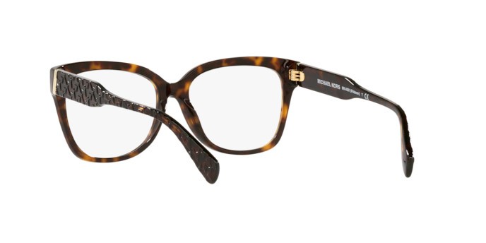 Occhiali da vista Michael Kors Palawan MK 4091 (3006) colore dark tortoise forma quadrato lenti demo lens