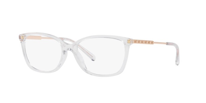 Occhiali da vista Michael Kors Pamplona MK 4092 (3015) colore clear forma rettangolare lenti demo lens