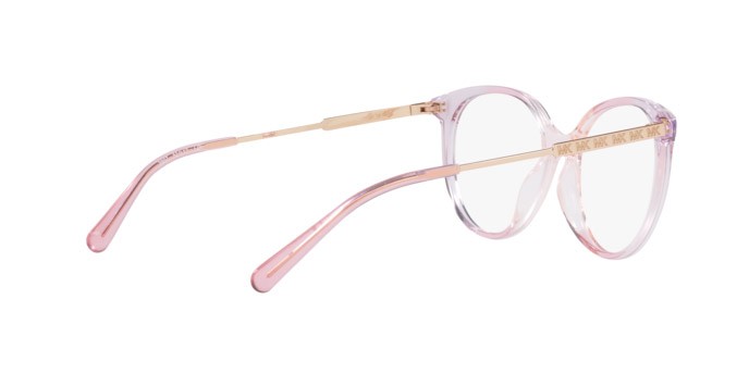 Occhiali da vista Michael Kors Palau MK 4093 (3907) colore dusty coral forma rotondo lenti demo lens