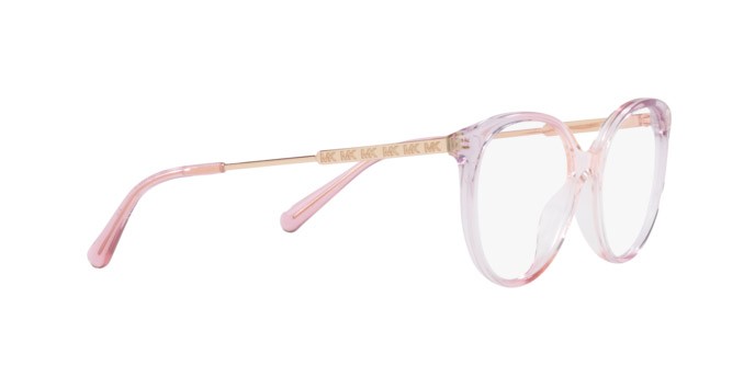 Occhiali da vista Michael Kors Palau MK 4093 (3907) colore dusty coral forma rotondo lenti demo lens
