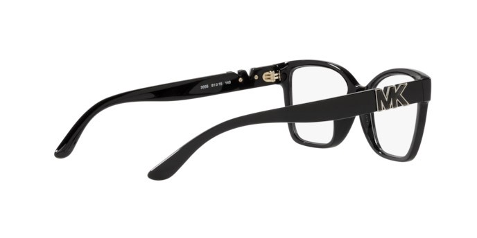 Occhiali da vista Michael Kors Karlie I MK 4094U (3005) colore black forma quadrato lenti demo lens