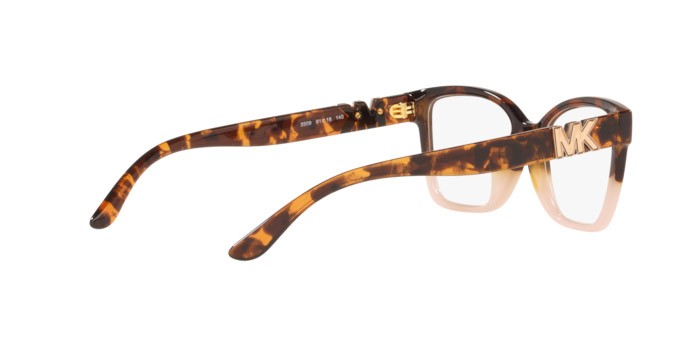 Occhiali da vista Michael Kors Karlie I MK 4094U (3909) colore dark tortoise/pink forma quadrato lenti demo lens