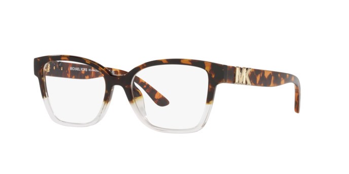 Occhiali da vista Michael Kors Karlie I MK 4094U (3911) colore dark tortoise/clear forma quadrato lenti demo lens