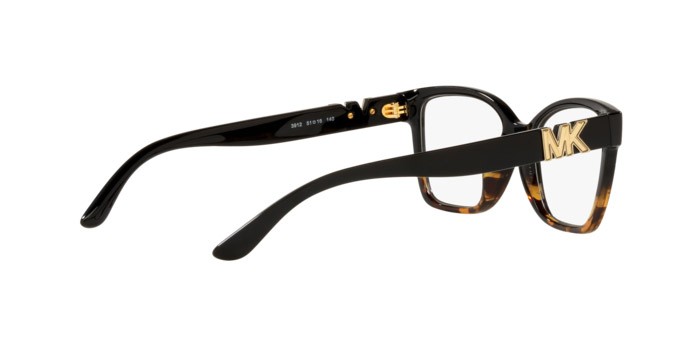 Occhiali da vista Michael Kors Karlie I MK 4094U (3912) colore black/dark tortoise forma quadrato lenti demo lens
