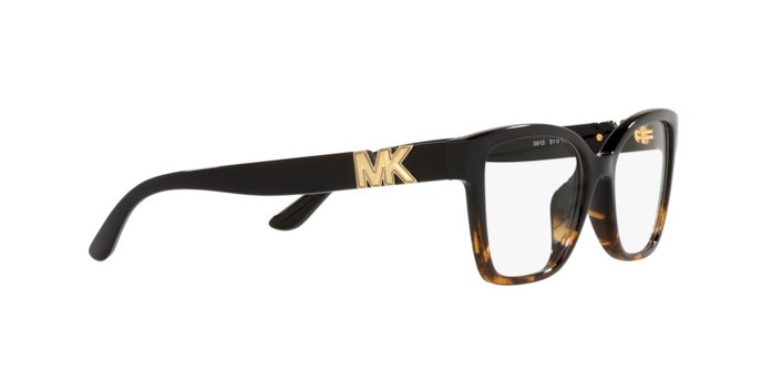 Occhiali da vista Michael Kors Karlie I MK 4094U (3912) colore black/dark tortoise forma quadrato lenti demo lens
