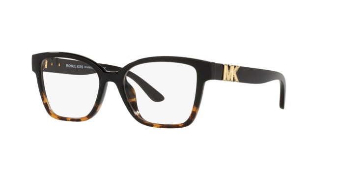 Occhiali da vista Michael Kors Karlie I MK 4094U (3912) colore black/dark tortoise forma quadrato lenti demo lens