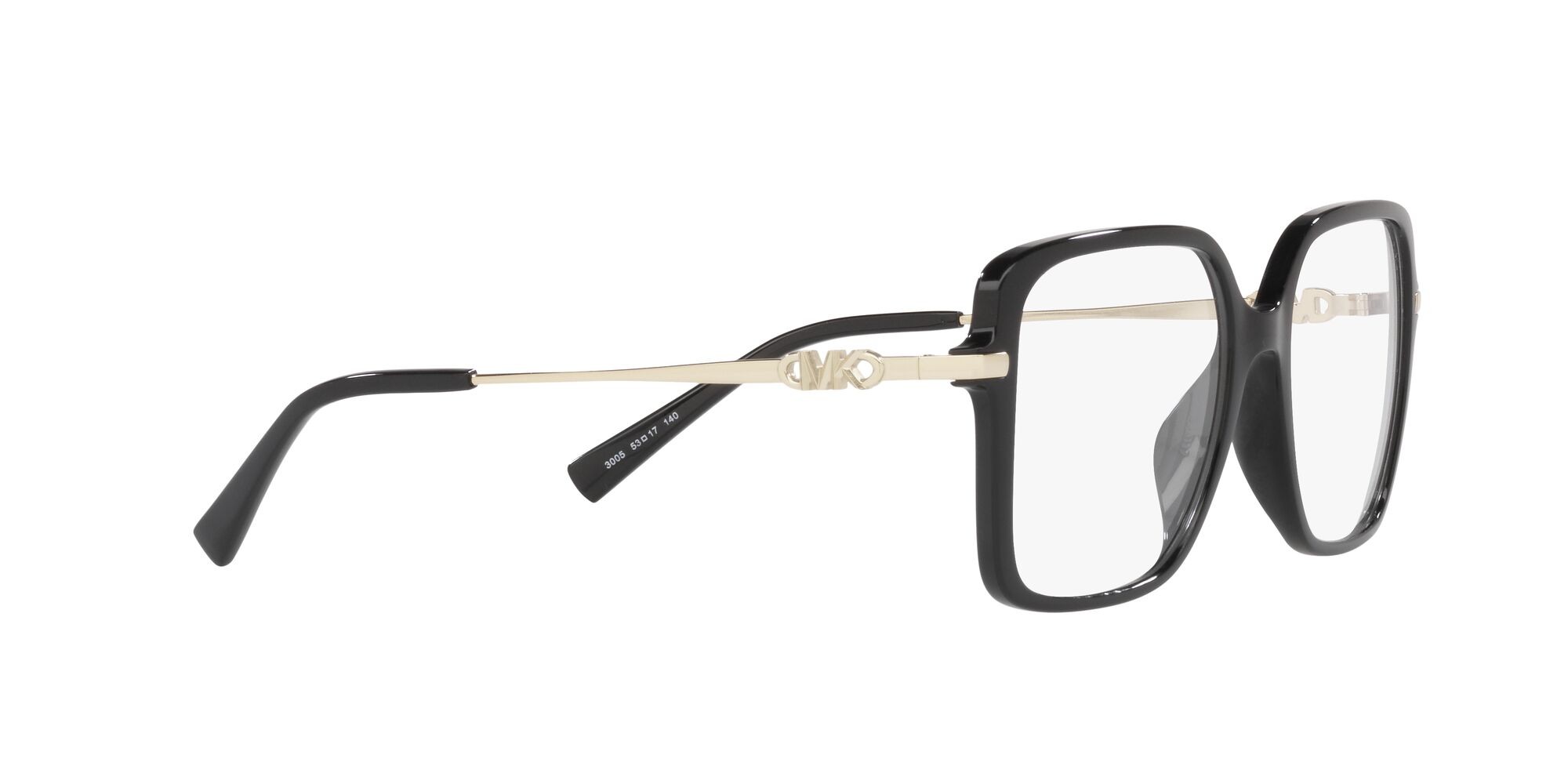 Occhiali da vista Michael Kors Dolonne MK 4095U (3005) colore nero forma quadrato lenti lente demo
