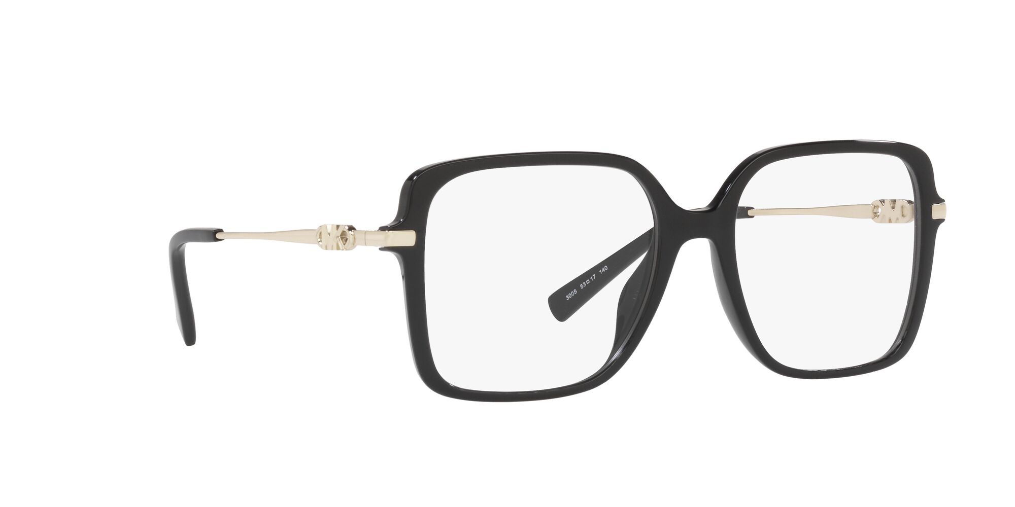 Occhiali da vista Michael Kors Dolonne MK 4095U (3005) colore nero forma quadrato lenti lente demo