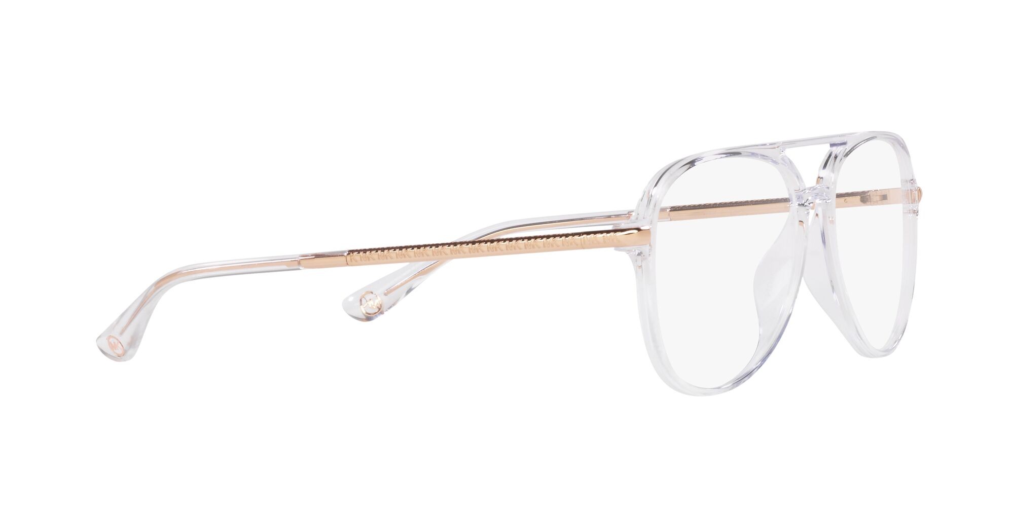 Occhiali da vista Michael Kors Ladue MK 4096U (3015) colore trasparente forma aviator lenti lente demo