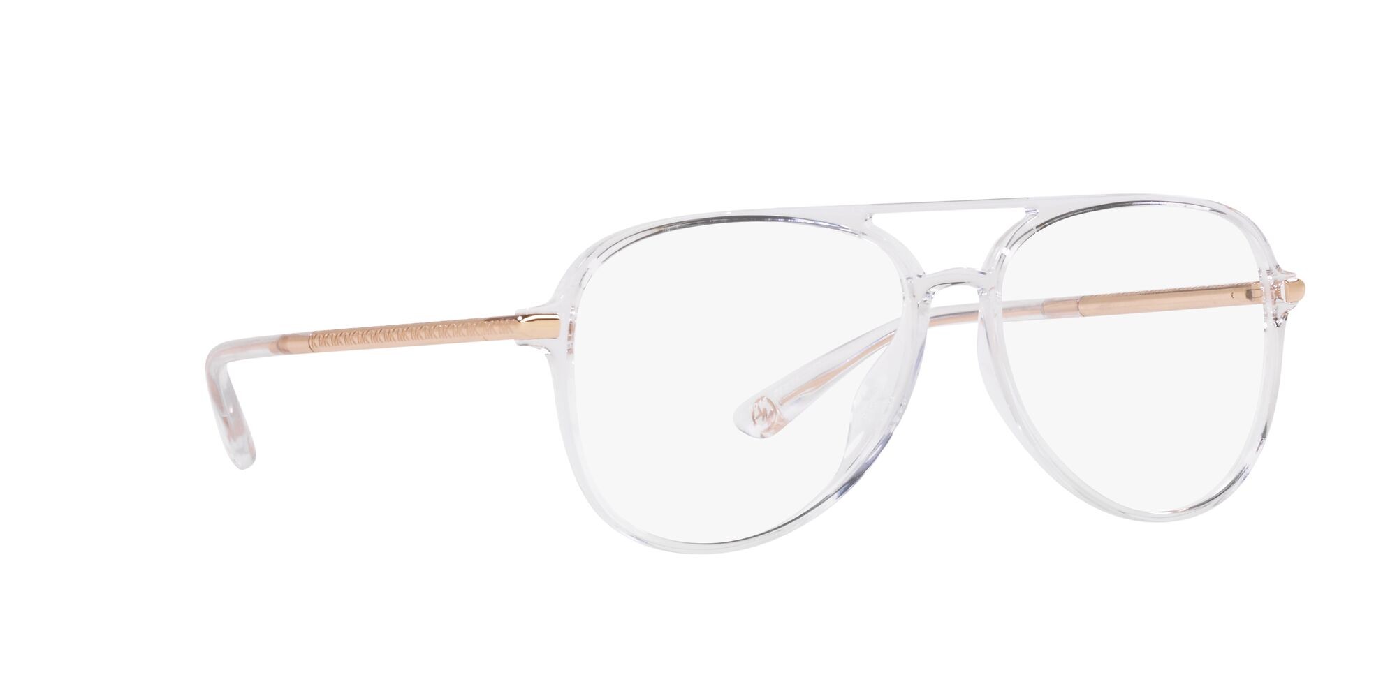 Occhiali da vista Michael Kors Ladue MK 4096U (3015) colore trasparente forma aviator lenti lente demo