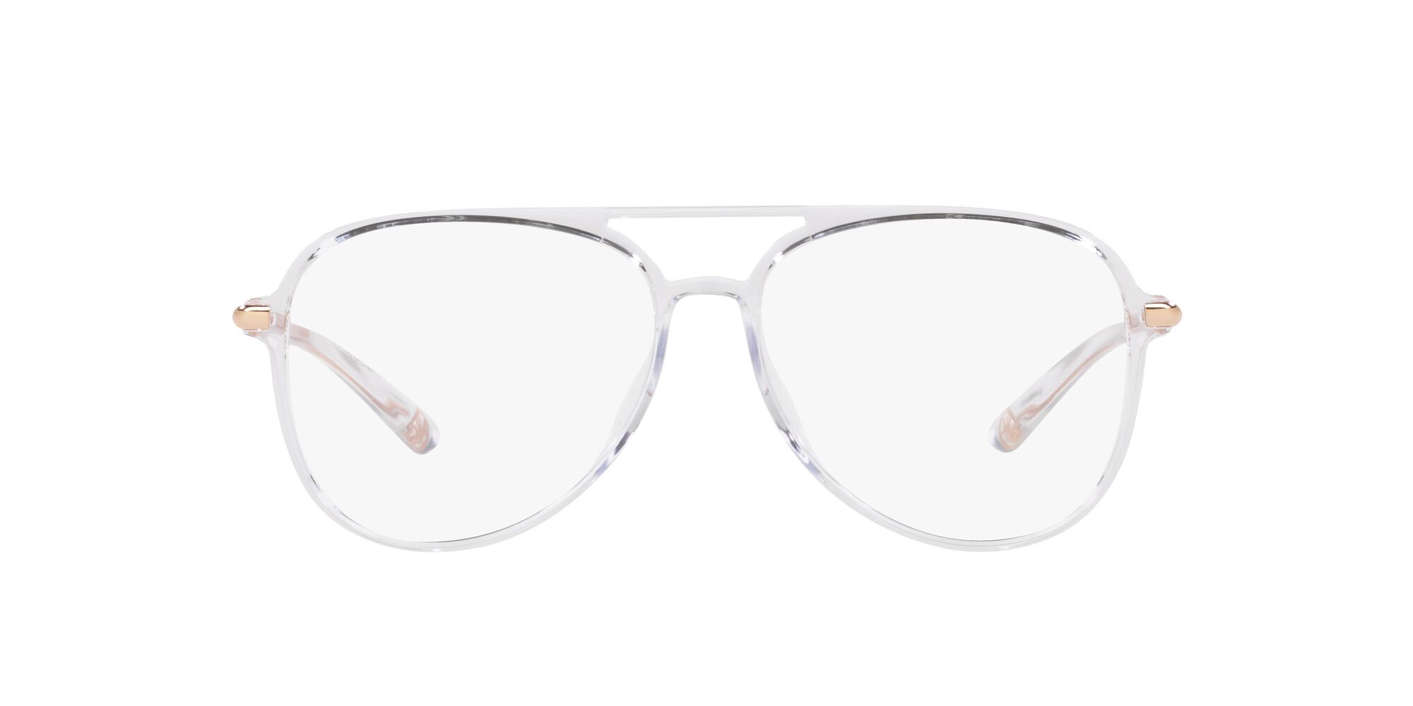 Occhiali da vista Michael Kors Ladue MK 4096U (3015) colore trasparente forma aviator lenti lente demo