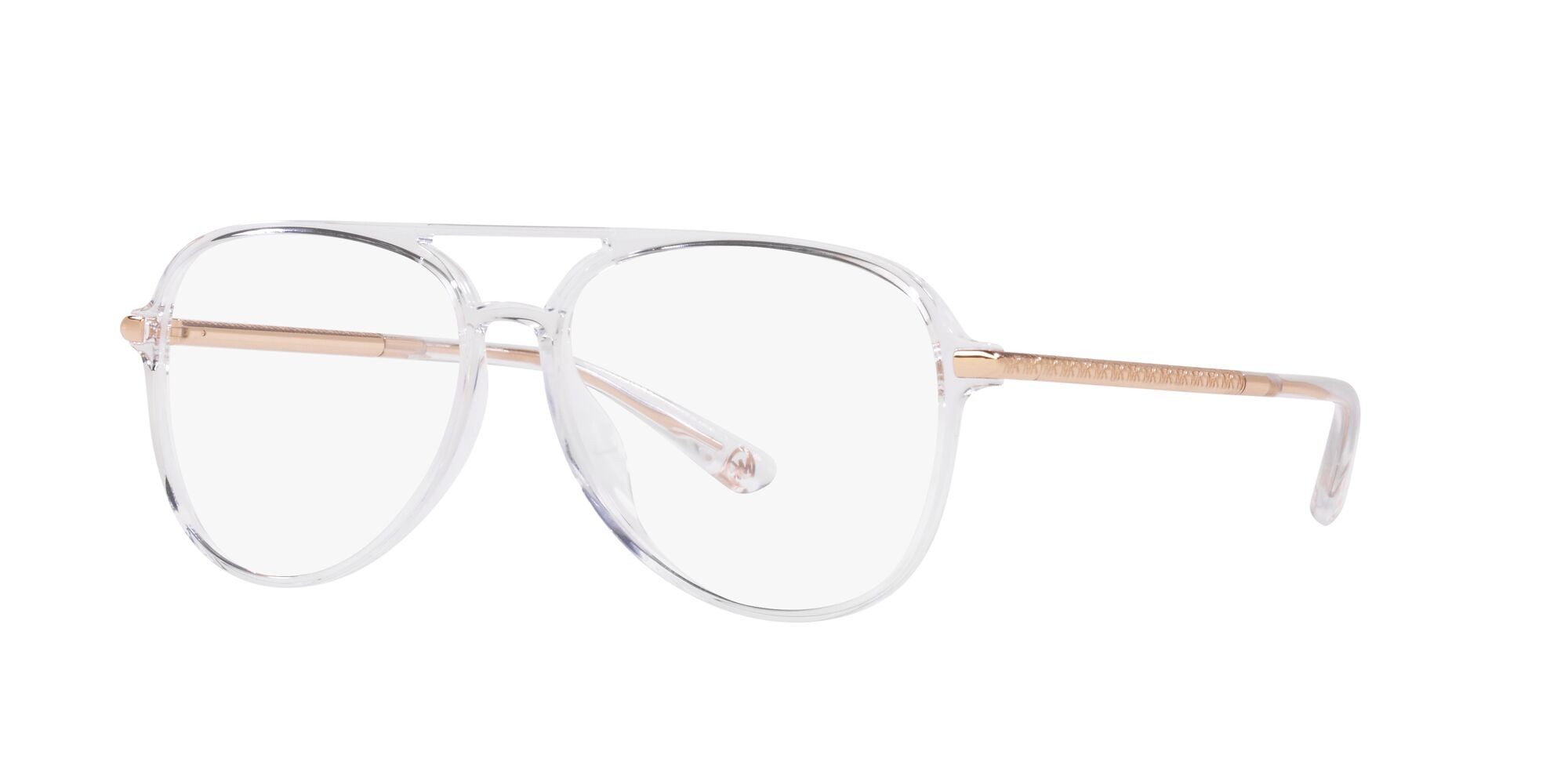 Occhiali da vista Michael Kors Ladue MK 4096U (3015) colore trasparente forma aviator lenti lente demo