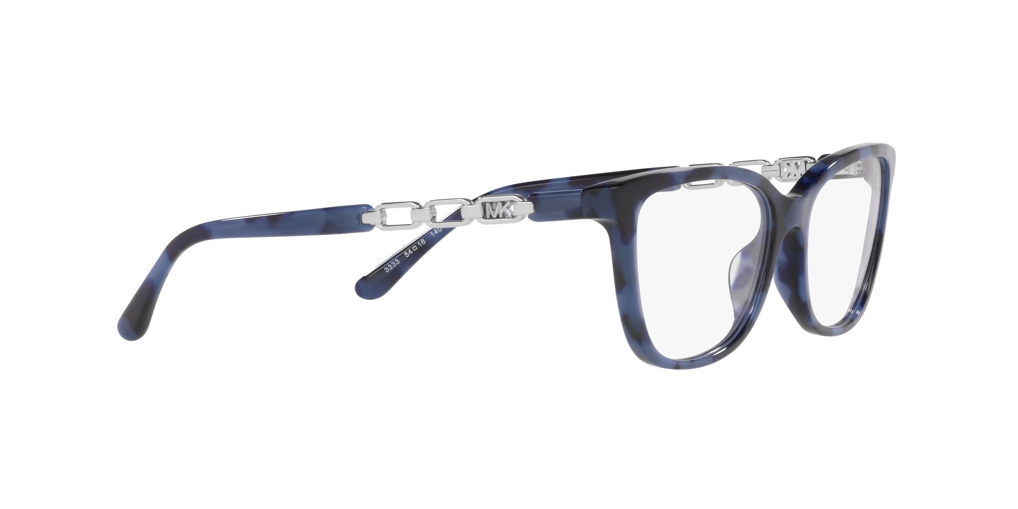 Occhiali da vista Michael Kors Greve MK 4097 (3333) colore blu tartarugato forma rettangolare lenti lente demo