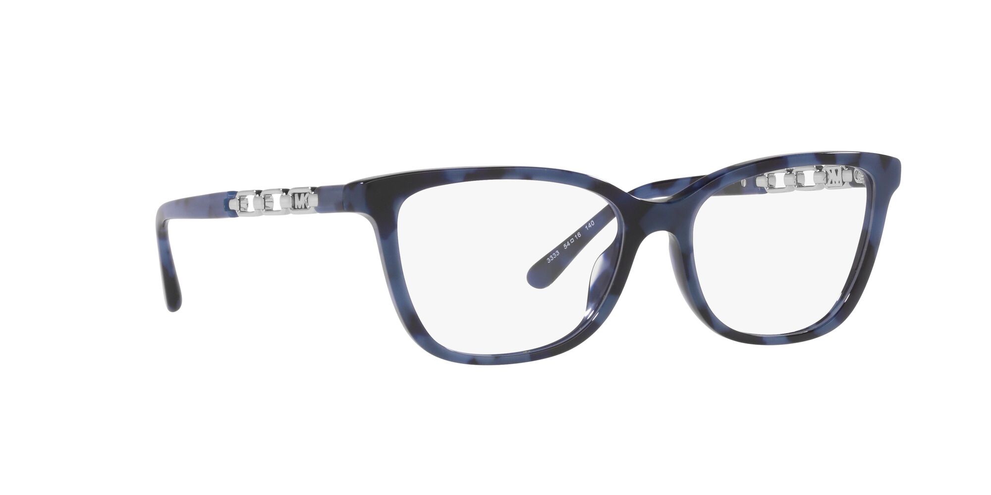Occhiali da vista Michael Kors Greve MK 4097 (3333) colore blu tartarugato forma rettangolare lenti lente demo