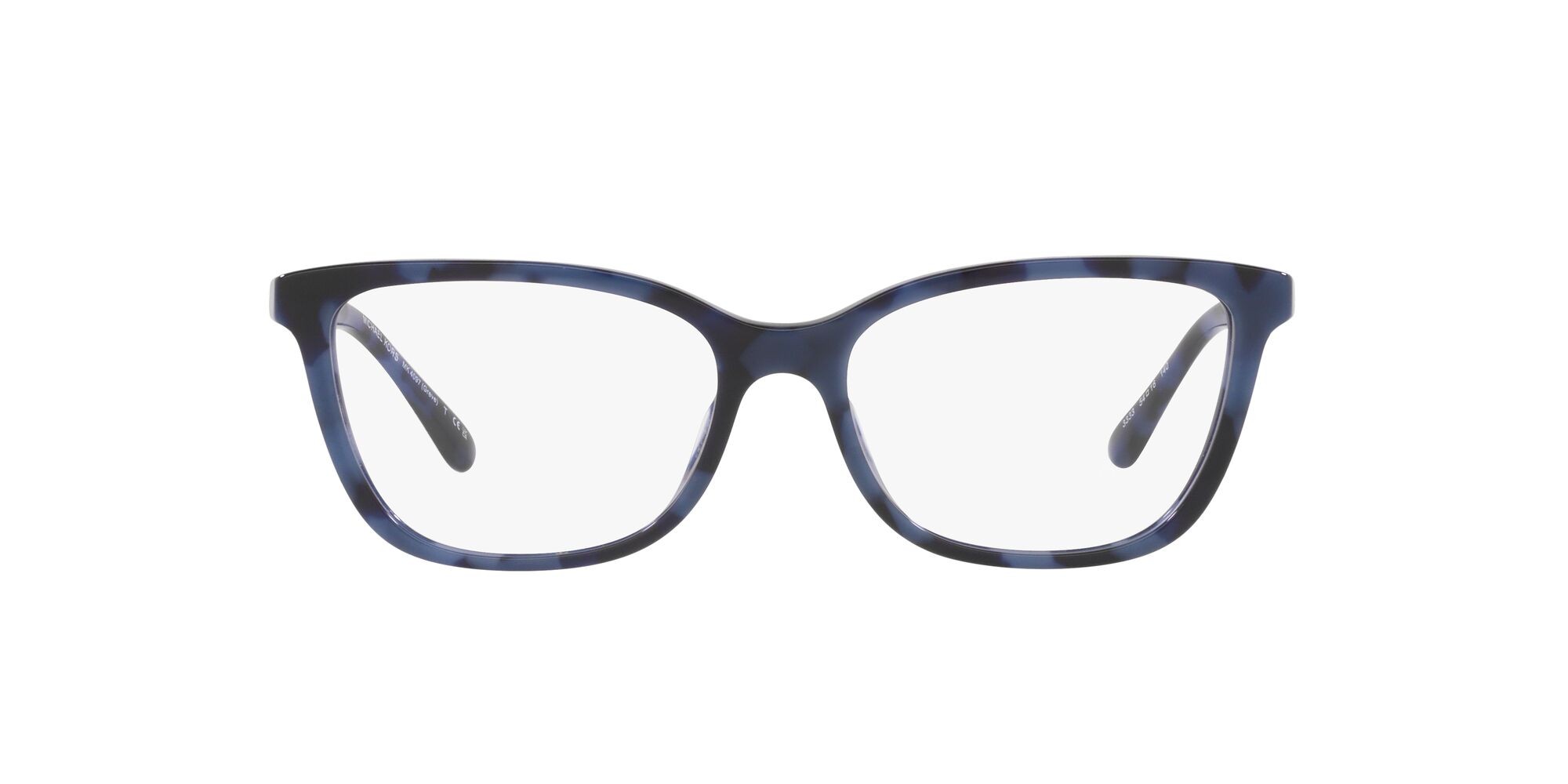 Occhiali da vista Michael Kors Greve MK 4097 (3333) colore blu tartarugato forma rettangolare lenti lente demo